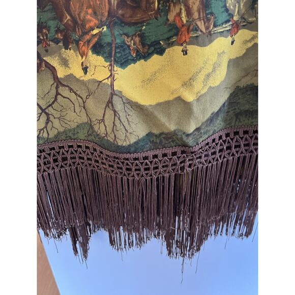 Shawl Principe di Firenze Cape Wrap Womens OS Made in Italy Boho Old Money - Picture 3 of 5